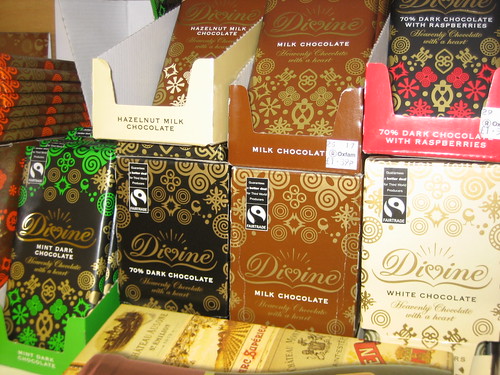 Divine fair trade chocolate
