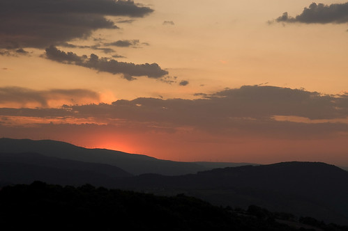 sunset paisaje galicia puestadesol vistas horizonte ourense ribeirasacra castrocaldelas
