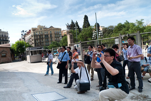 Turistas en España