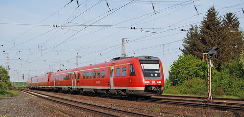 railroad germany bayern railway trains railcar bahn mau germania ferrovia treni automotrice br612 nikond40x triebzuge