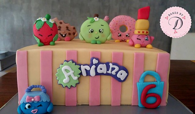 Shopkins Themed Cake from Bakes By D