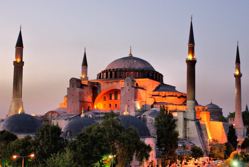 Hagia Sophia, Istanbul at dusk