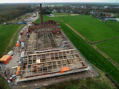 Strawboard factory 'de Toekomst' ('Future') being restored