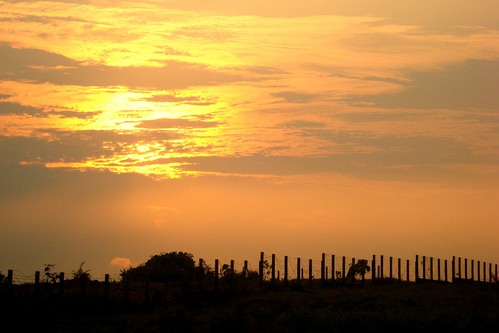 sunset sun india clouds evening kerala hills cochin kochi