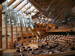 The Scottish Parliament Debating Chamber