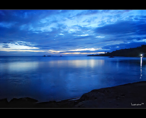 morning blue sky beach water sunrise landscape boat fishing sand nikon monday d60 camarinesnorte harven paracale