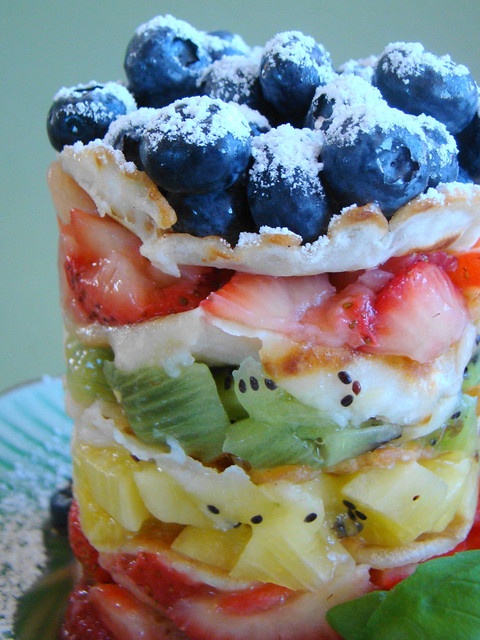 Fruit with Swedish Pancake from Flickr via Wylio
