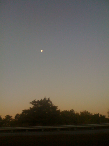 moon sunrise