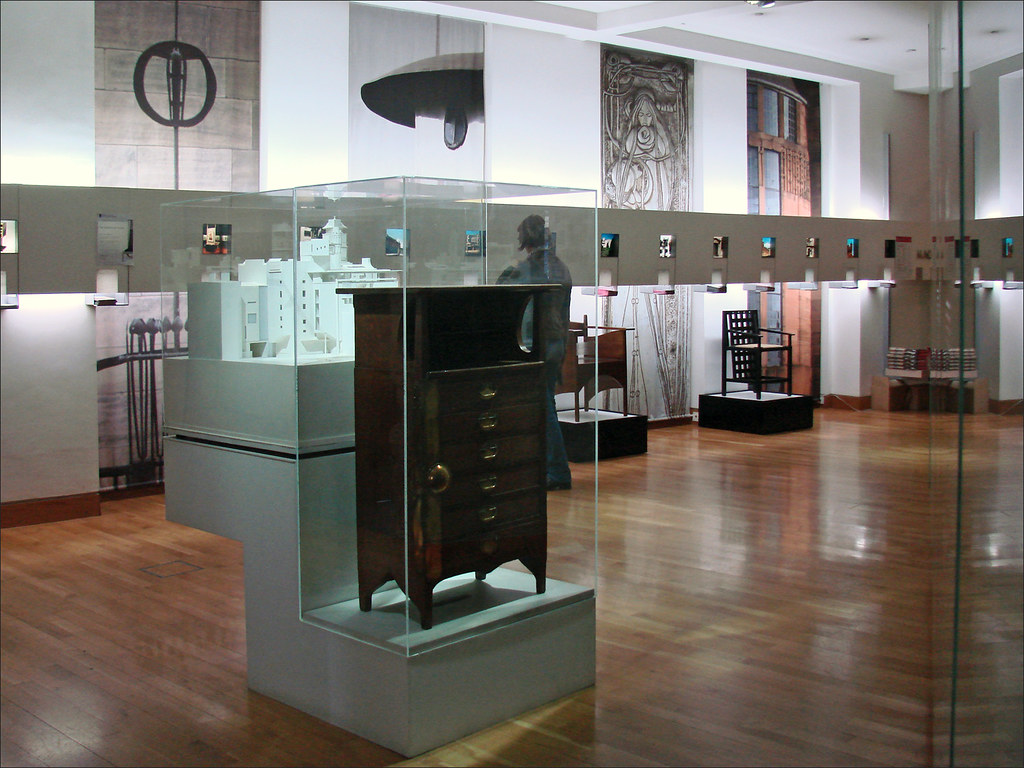 Collection permanente dédiée à Mackintosh dans The Lighthouse à Glasgow - Photo de Jean Pierre Dalbéra
