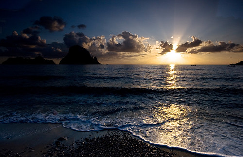 blue sunset sea sky mer sol azul canon de mar mare ibiza cielo eivissa puesta ocaso baleares 400d