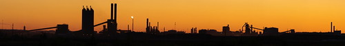 sunset sky panorama plant black industry yellow skyline industrial pentax sweden da patrik smörgåsbord industri luleå norrbotten siluett engman 55300 ssab k20d