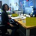 rachel and her desk full of trade secrets   DSC03206