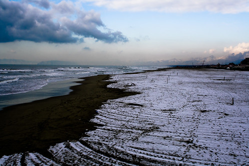sea snow beach clouds landscape nuvole mare tuscany neve toscana spiaggia paesaggio versilia lidodicamaiore lucaramacciotti lucaram canoneos1000d