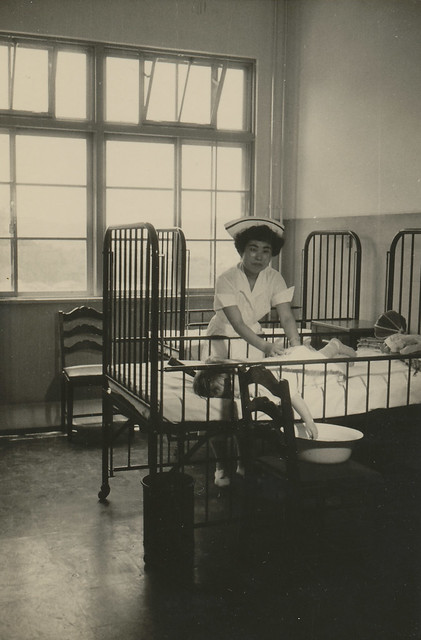 Patient ward, Japan Baptist Hospital, Kyoto, 1955 | Flickr - Photo Sharing!