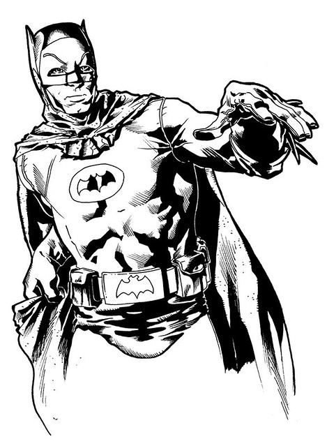 Batman Adam West Inks | Flickr - Photo Sharing!