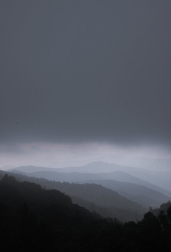 blackandwhite white black mountains clouds sunrise dawn horizon gray shades layers smoky depth shadesofgray