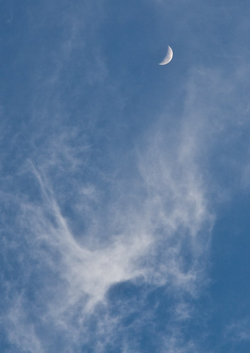 blue vacation sky moon clouds grenada caribbean