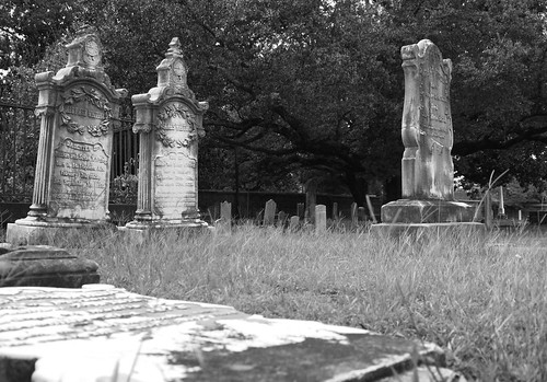 bw tree broken grave graveyard grass mobile oak cemetary tomb tombstone alabama gimp f28 whiting ep1 c2g 17mm 11600 gmic olympusep1