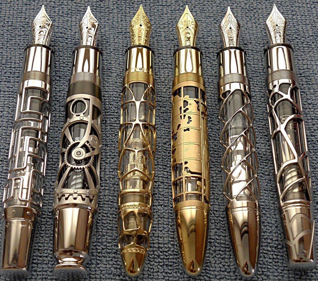 Picture of the Day: Gorgeous Skeleton Pens by Montblanc ...