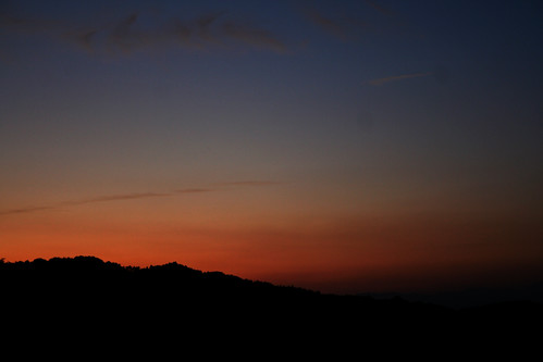 sunset mountain japan