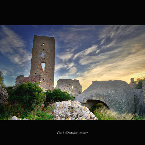 sardegna sky tower castle landscape rocks sardinia torre rocce hdr olbia rudere pedres flickrsbest nikond5000