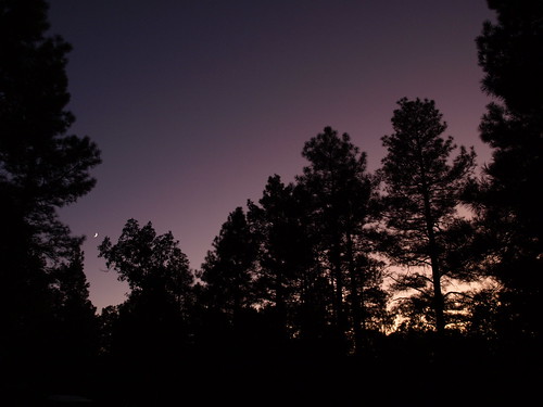 sunset arizona moon whitemountains luna pinetop northwoodsresort pinetoplakeside pinetoparizona