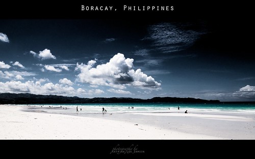 white beach sand philippines boracay