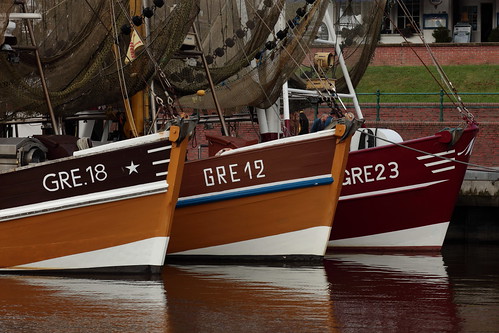 germany northsea ostfriesland fishingboats nordsee friesland niedersachsen greetsiel eastfrisia krabbenkutter vanagram 5dmkii