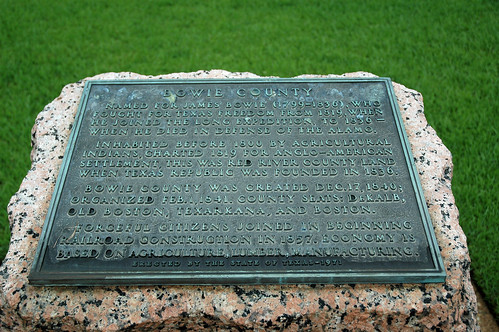 texas newboston bowiecounty historical marker