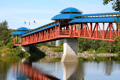 bridge canon river landscape pont paysage tourisme passerelle stgeorgesdebeauce québec rivière rebelxsi