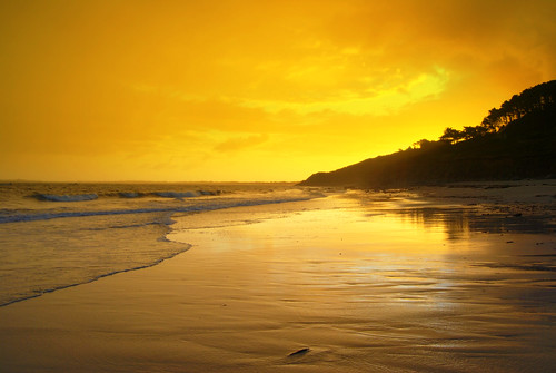 france beach sunrise brittany bretagne plage zorn plouguerneau