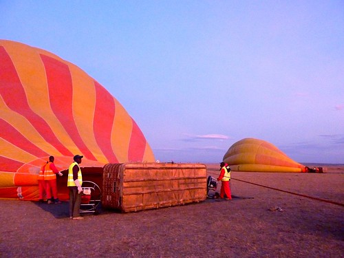 Hot air balloons, Maasai Mara, Kenya