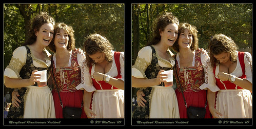family ladies cute sexy beautiful smile festival female mom outside outdoors costume stereoscopic 3d md women breasts pretty boobs gorgeous brian mother maryland siblings stereo linda laugh attractive wallace stereopair cleavage sidebyside dressed renaissance adjustment crownsville pushup stereoscopy adjust stereographic buxom freeview crossview brianwallace xview boobadjustment