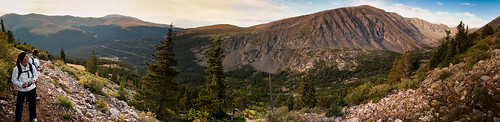 mountain climb colorado view stitch hiking large peak panoramic hike fourteener 14er quandary autostich