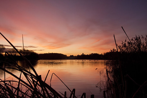 sky lake sunrise dawn swan shadows yorkshire northyorkshire castlehoward canon50d
