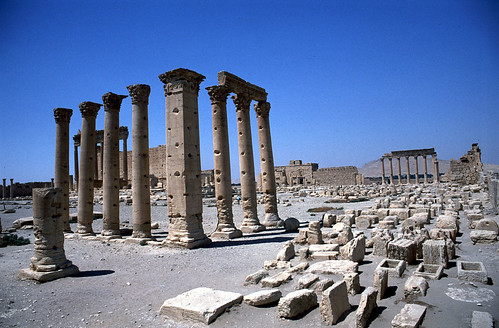 ruins syria palmyra syrian romancity