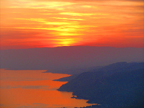 sunset red sun beautiful gold soleil lac léman caux abigfave platinumphoto concordians