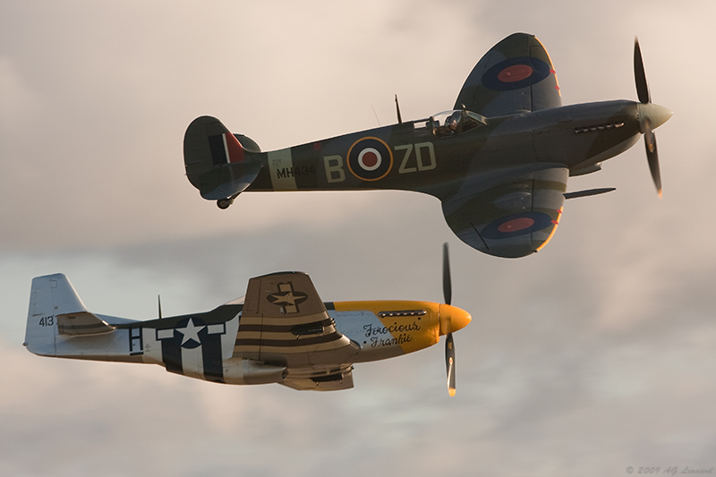 Spitfire vs Mustang