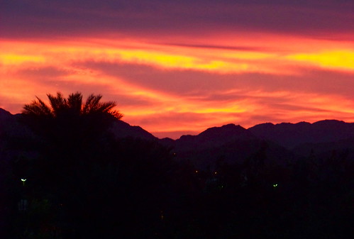 arizona sky orange usa mountains west nature colors phoenix sunrise us desert az northmountain northmountainpark