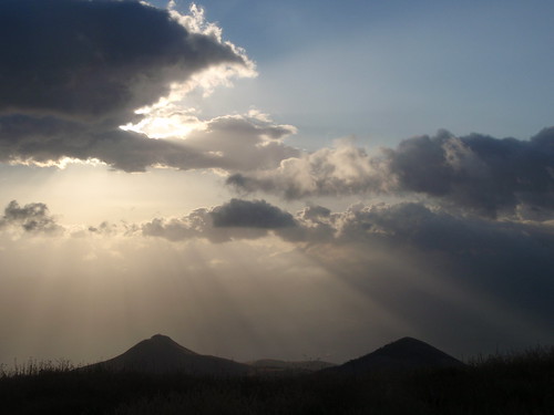 morning sky sun mountain silhouette clouds skyscape landscape hills arcadia arkadia oros lykaion lykaios pleiades:depicts=570764 pleiades:depicts=570441