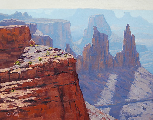 Grand canyon painting | Original Oil Painting from my Nth Am… | Flickr ...