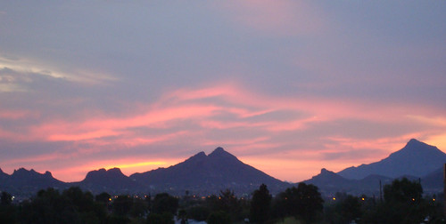 sunset arizona sky mountains southwest silhouette desert tucson tucsonmountains desertdiamond oldnogaleshighway