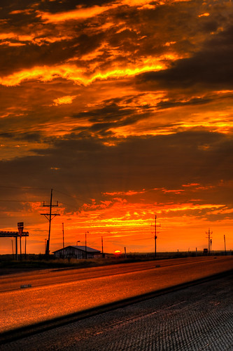 sunset texas remote hdr photomatix tonemapped