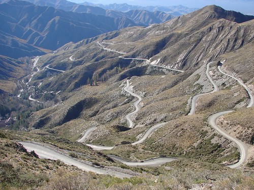 argentina estrada mendoza viagem carro 2009 viajar curvas villavicencio