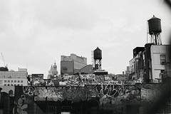 Rooftops with Graffiti