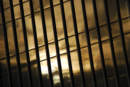 sunset building tower glass up clouds nikon pattern side bank 2009 fenestration d60 6654 iberiabank