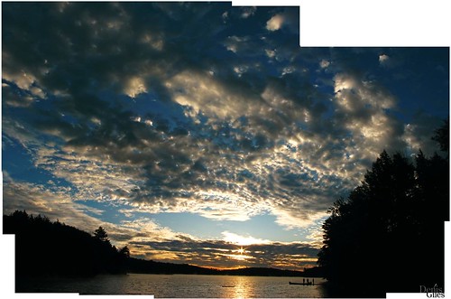 blue trees sun mist lake ontario canada silhouette clouds sunrise canon stitch clear muskoka merge compile powershots3 denisgiles