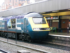 HST in the rain at Leicester 1