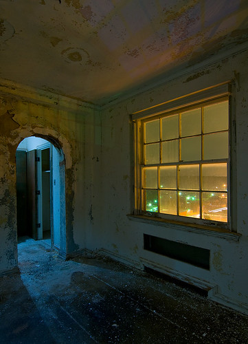 abandoned night hotel texas baker wells mineral