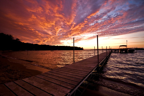 wood sunset lake reflection beach water colors minnesota clouds canon dock sand deerlake sigma1020mm supershot rebelxti